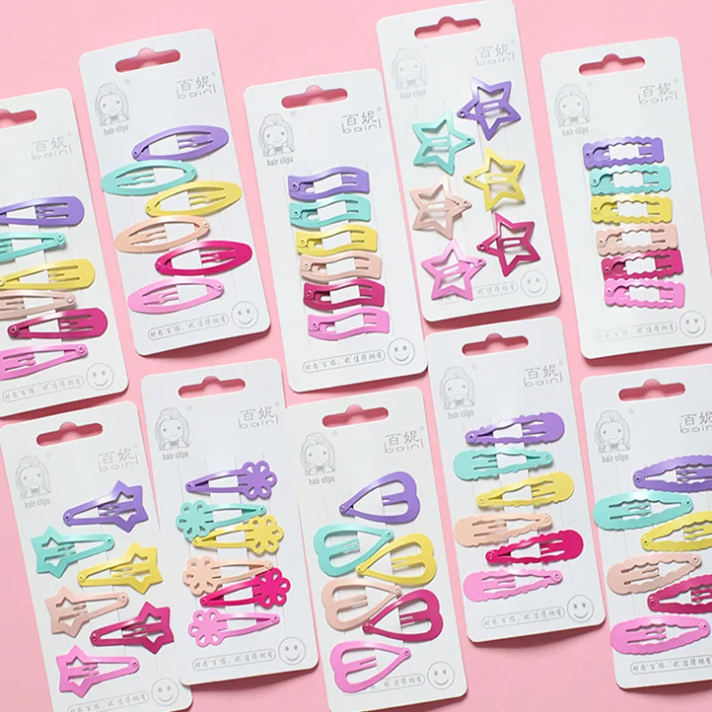 6 шт./компл. Детские разноцветные заколки для волос цветов | Мать и ребенок