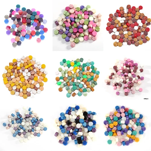 100 шт./лот винтажное восковое уплотнение для таблеток бусинки запечатывания