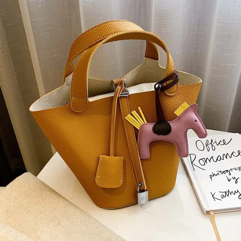 Брендовая дизайнерская сумка и кошелек шикарная Повседневная для корзины