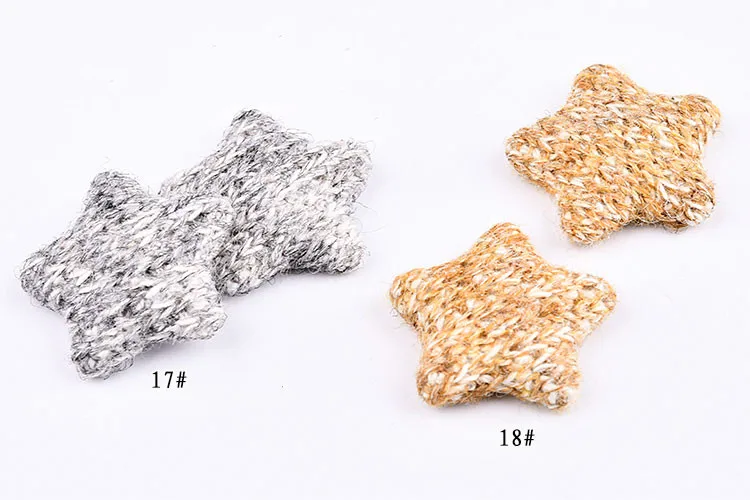 Осень и зима шерсть вязание звезды пентаграмма ткань Пряжка DIY ювелирные изделия