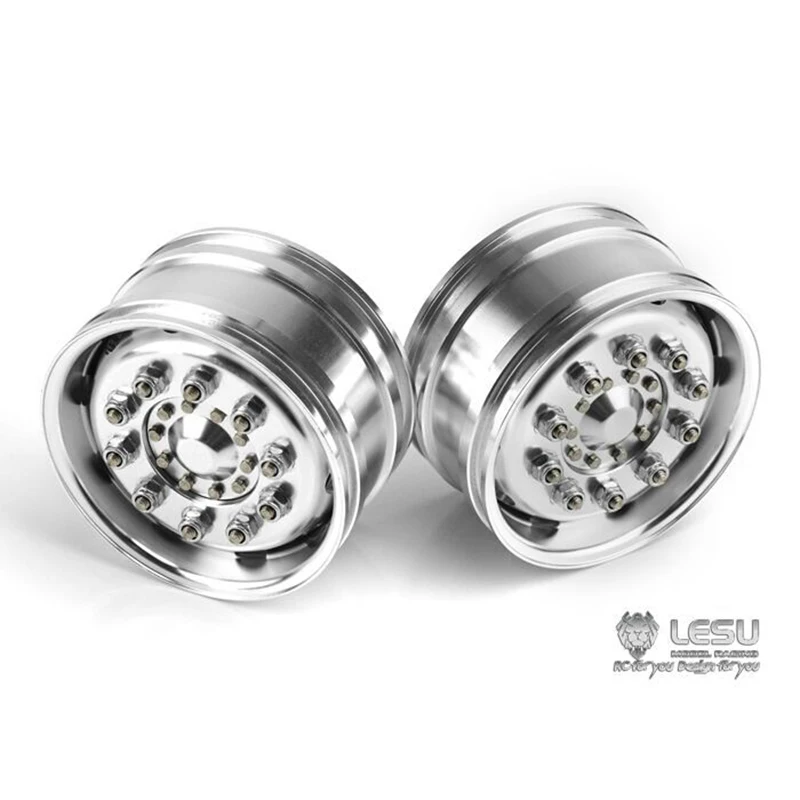 Металлическая широкая Передняя Ступица колеса для 1/14 LESU HINO700 RC тягач 6X4 Шасси |