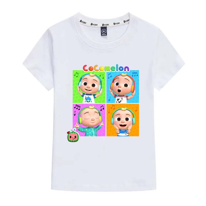 

Kids Cocomelon 3D Print T Shirts Boys Girls Toddler T-shirts Tee Tops Harajuku Streetwear Summer Children Cartoon Anime Tshirts