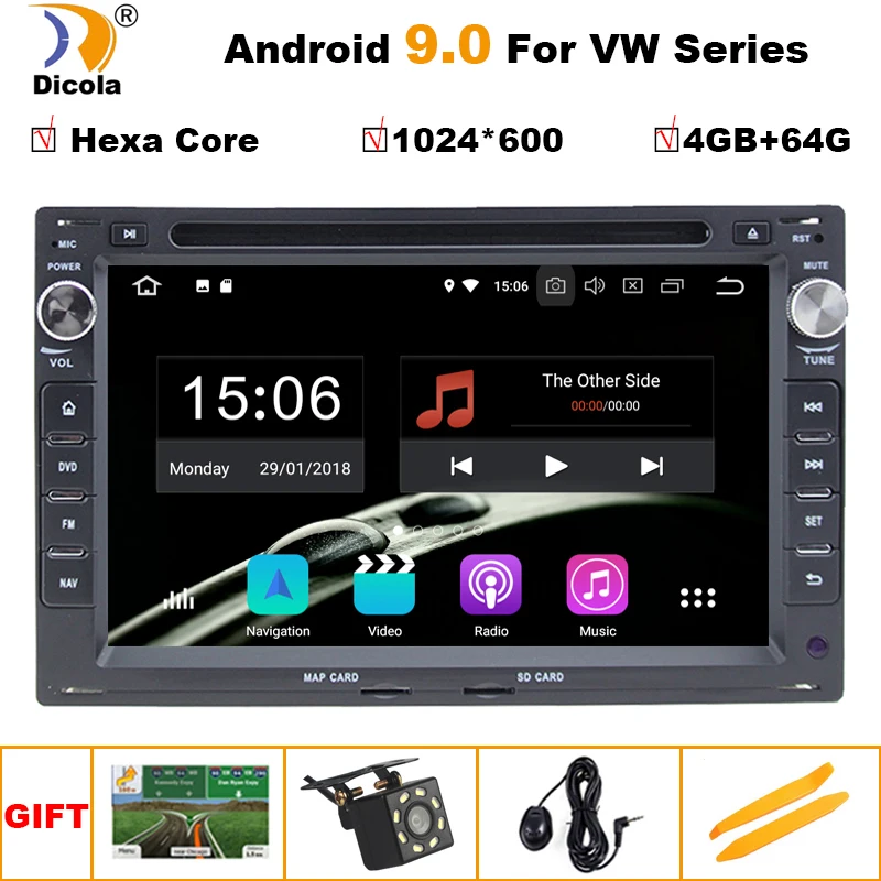 4 + 64G ips Android 9 0 автомобиль gps для VW PASSAT B5 B4 JETTA Бора Гольф SHARAN поло MK5 MK4 MK3 T5