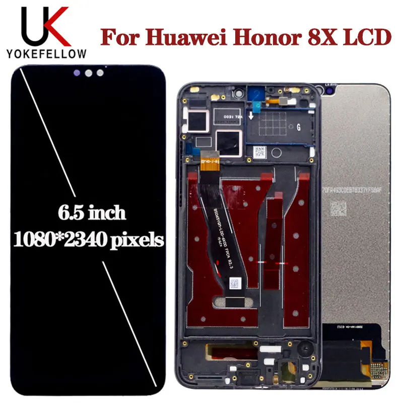 ЖК дисплей 6 5 дюйма для Huawei Honor 8X дигитайзер сенсорного экрана в сборе запасные