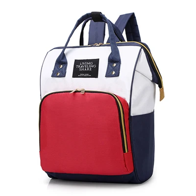 B style Diaper Bag Backpack For Mom Mother Large Capacity Wheelchairs Trolley Hanken Baby Maternity Bag - Color: B style