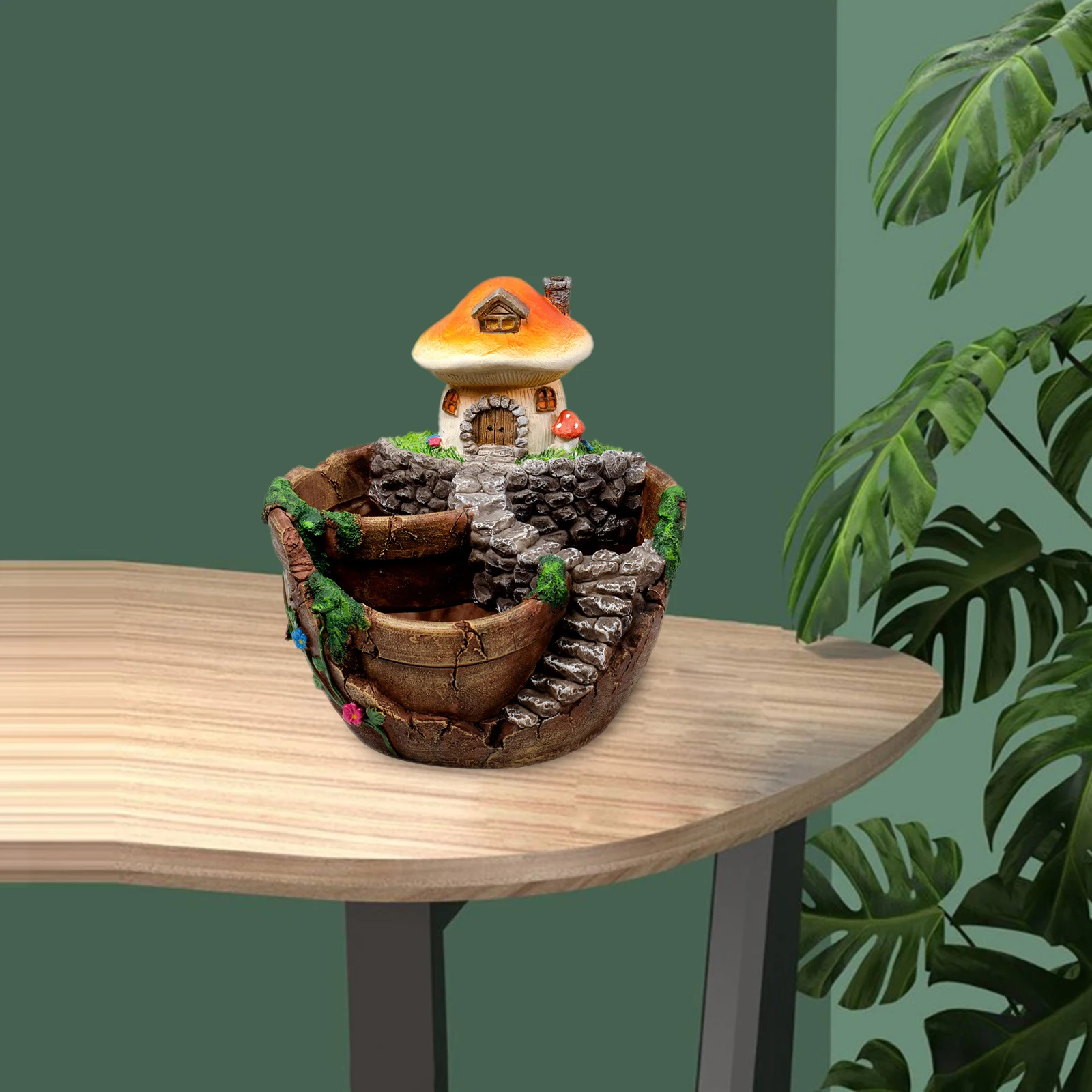 Креативный цветочный горшок суккуленты садовый полимерный контейнер домашняя