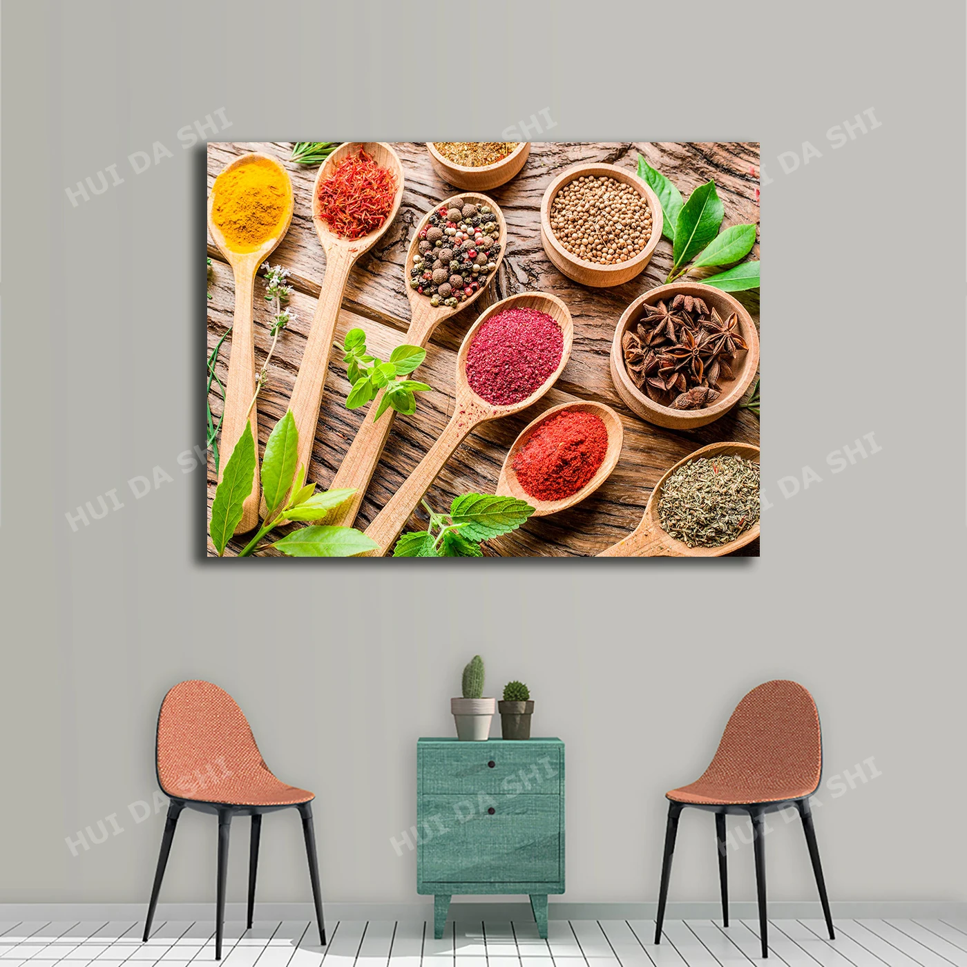 

Настенная картина Spice настенный кухонный арт, рисунок на холсте кухонный плакат Kitchen