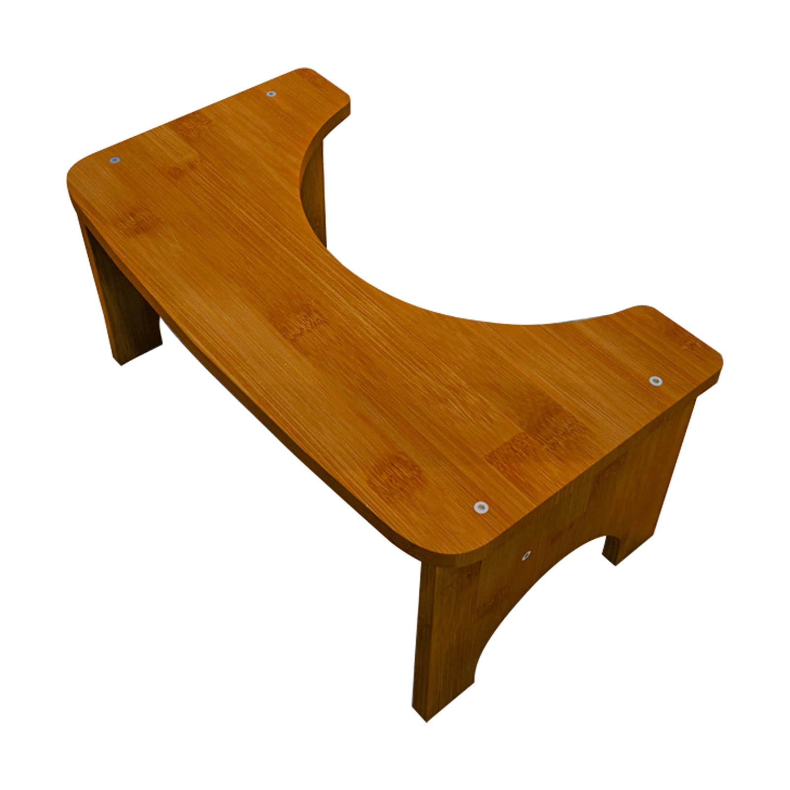 

Removable C Shape Furniture Squatting Pooping Wear Resistant Non-Slip Toilet Stool Comfortable 35 Degree Heavy Duty Practical