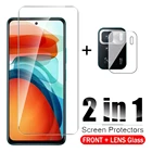 2 в 1 прозрачное закаленное стекло для Xiaomi Poco X3 GT 6,6 