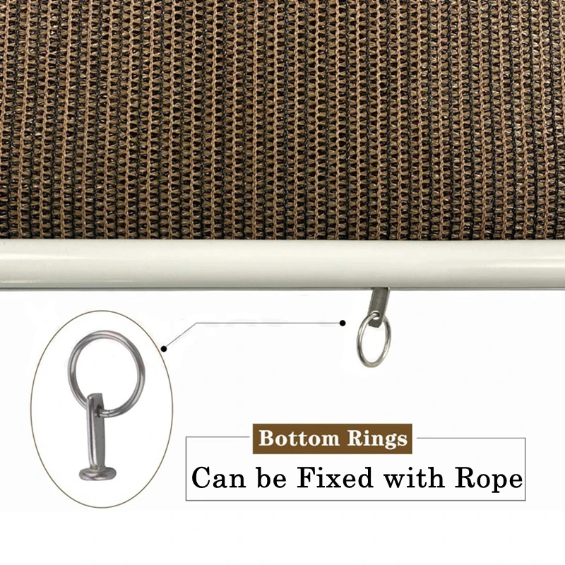 Окно балкона Солнцезащитная сетка Ветрозащитные непромокаемые Рулонные шторы