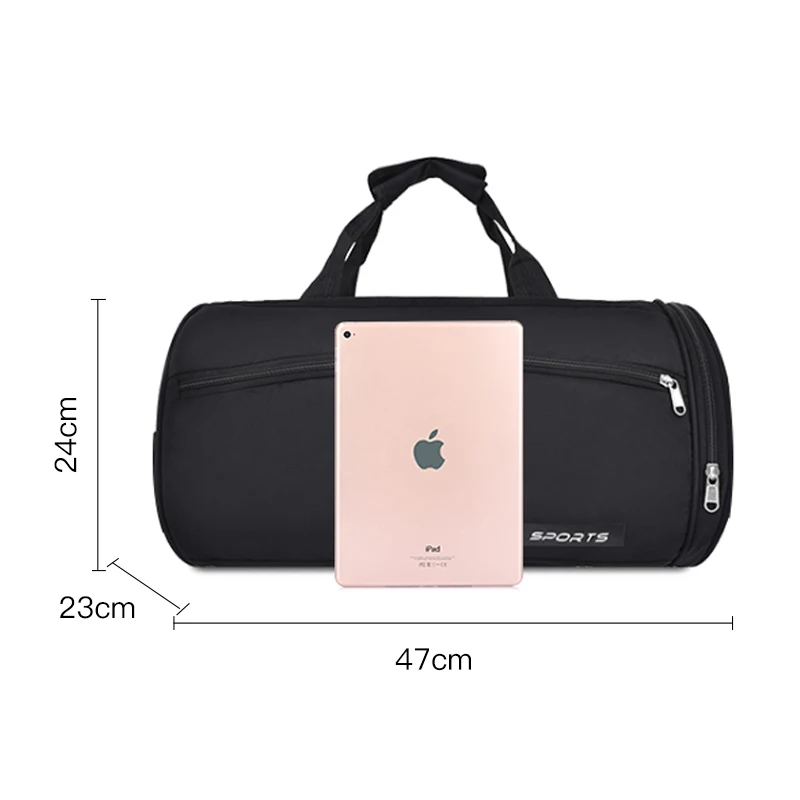 Женская и мужская сумка для фитнеса обуви дорожная тренировочная легкая на плечо