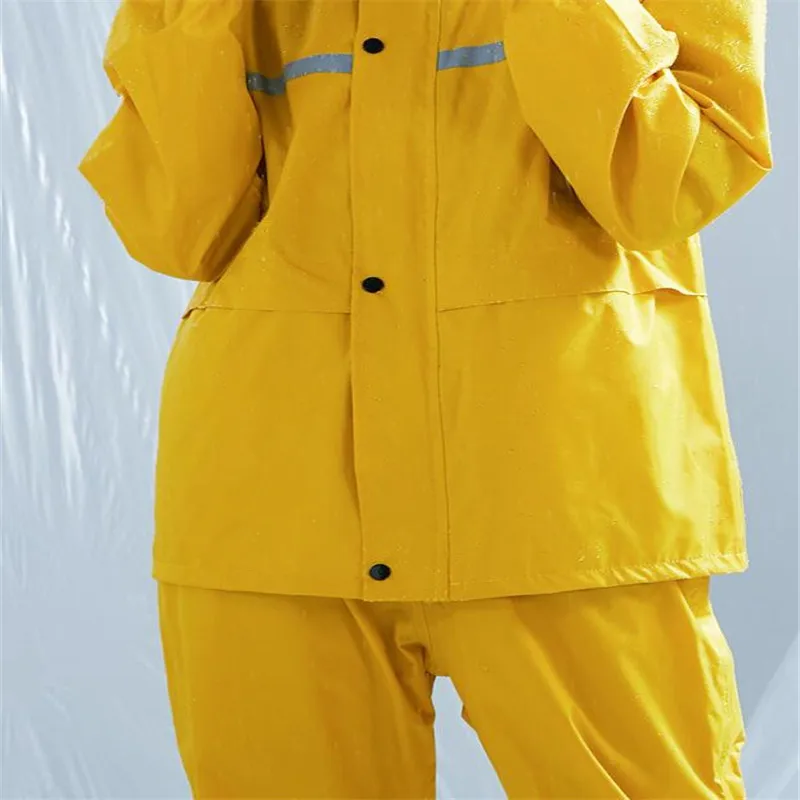 

Raincoat Rain Pants Split Suit Adult Motorcycle Electric Bike Riding Takeaway Reflective Double-Layer Rain Suit Water Suit Custo