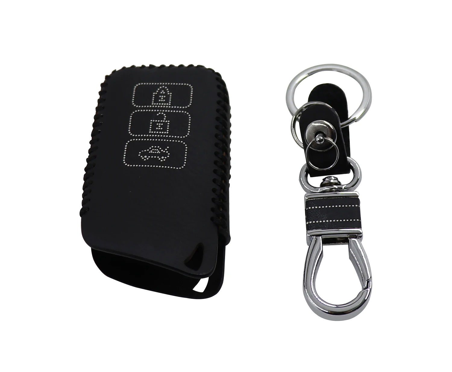 Чехол из натуральной кожи с дистанционным управлением без ключа для Lexus 3 белых