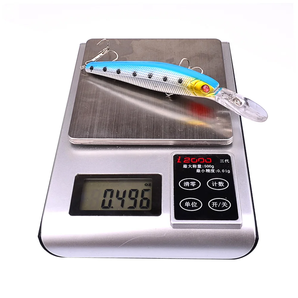 1 шт. приманка для рыбной ловли жесткая глубокого плавания рыболовная снасть 12 5