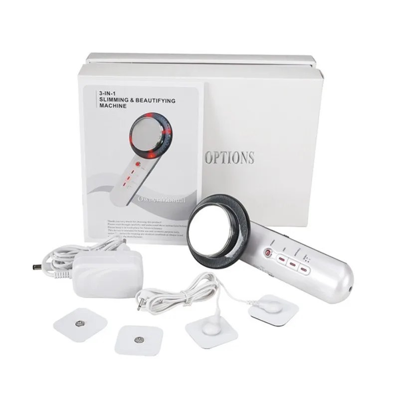 

Three-in-One Infrared Ultrasonic Massager Facial Body Slimming Device Skin Tightening Multifunctional Massager