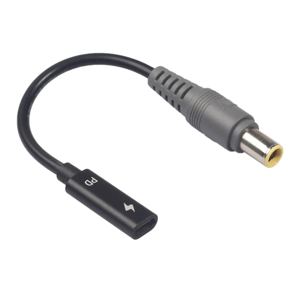 USB 3 1 Тип C Женский к DC 7 9*5 5 мм Мужской адаптер зарядное устройство Разъем для Lenovo