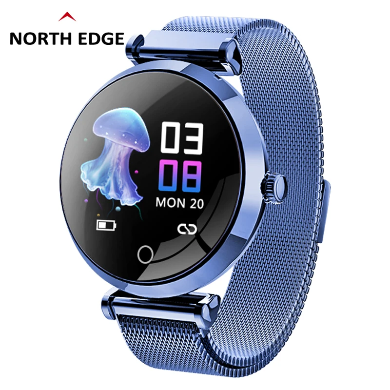 North Edge модные женские Смарт-часы с напоминанием о сообщениях IP67