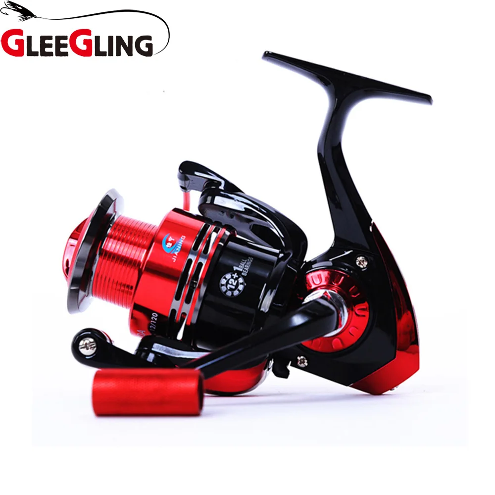 Черная красная морская Рыболовная катушка серии 3000 спиннинговая для