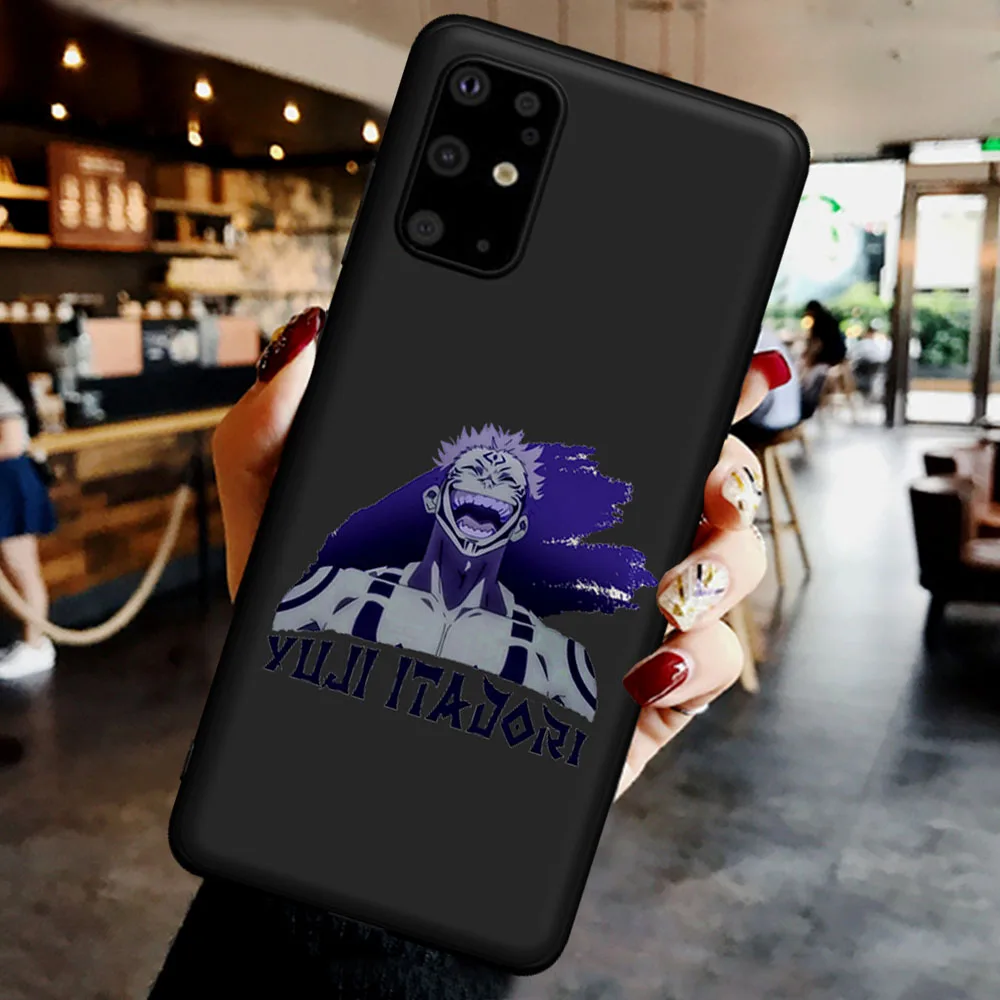 

Jujutsu Kaisen Anime Satoru Gojo Black TPU Phone Case For Samsung S6 S7 S8 S9 S10 S11e S20 Plus Ultra M10 20 Note 8 9 10 20 Plus