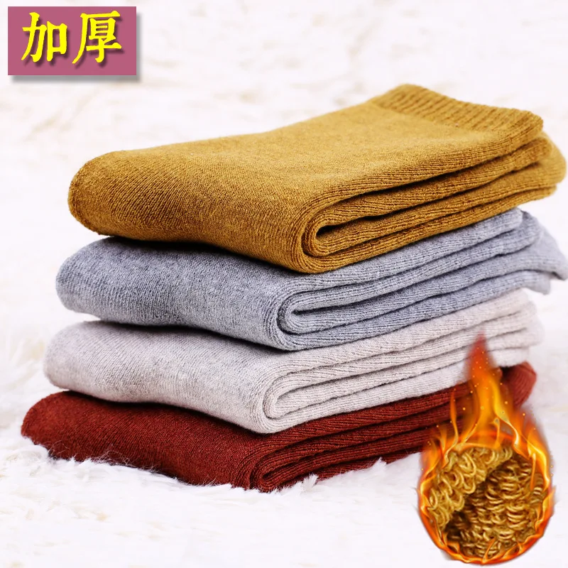 Носки женские утепленные из шерсти и кроличьего меха 5 пар|Носки| |