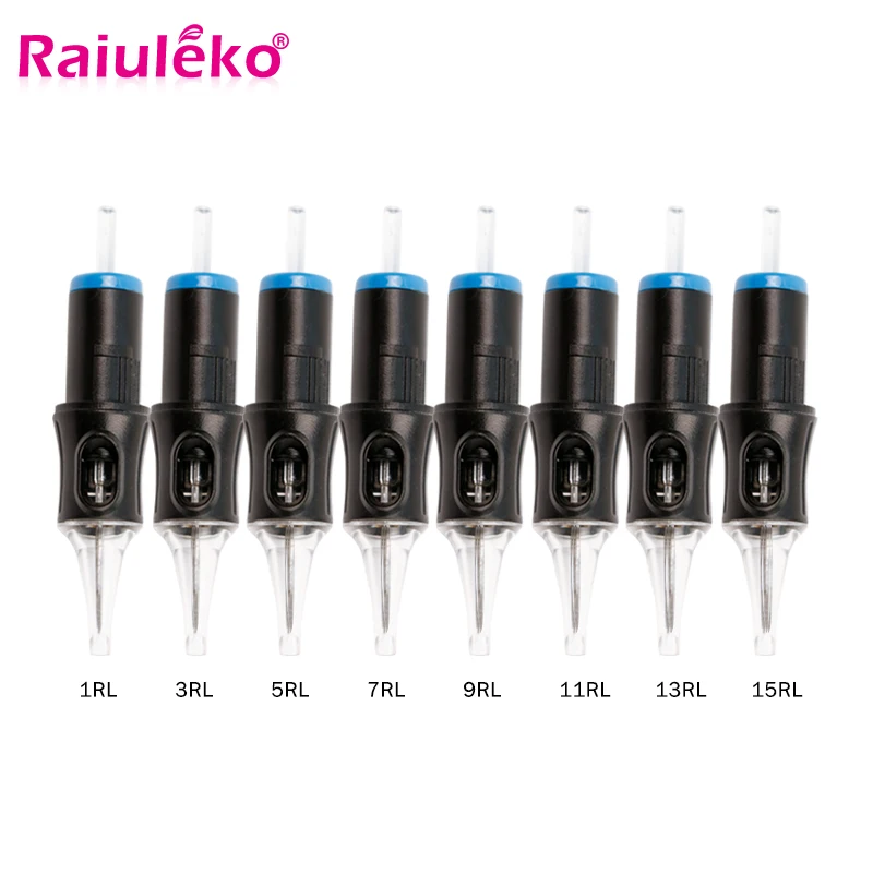 10 шт. одноразовые иглы для татуировок Перманентный макияж тату 1RL 3RL 5RL 7RL 9RL|Иглы