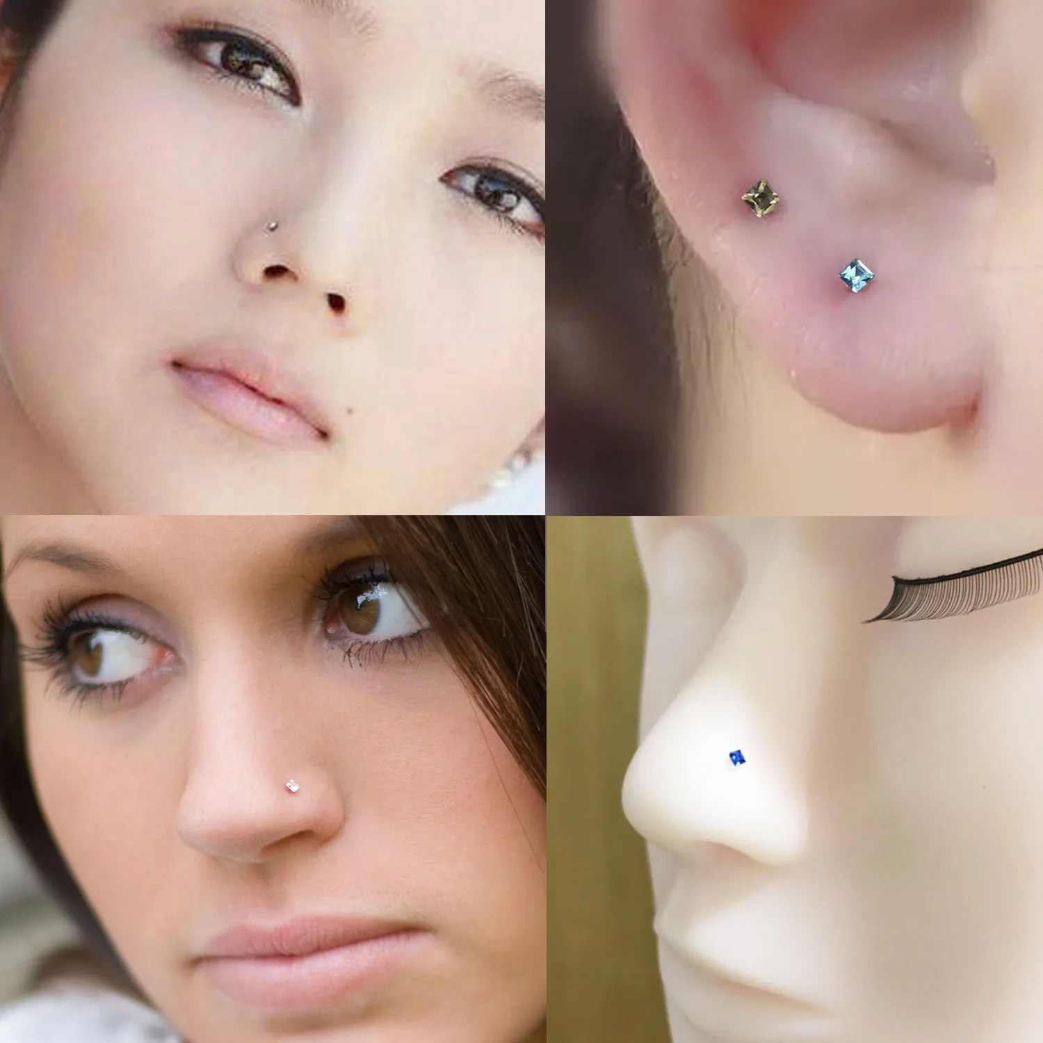 Не содержит коготь не вызывает аллергию липкая дрель квадратная 925 пробы с