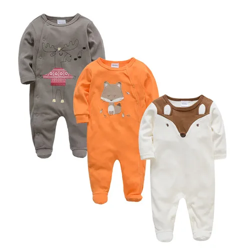 PY10864344 Коллекция года, 3 шт./партия Одежда для маленьких девочек осенне-летний хлопковый комбинезон для новорожденных, комбинезоны для малышей возрастом от 0 до 3 месяцев, одежда с длинными рукавами для малышей - Цвет: PY10864344