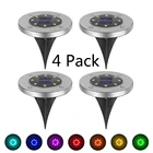 Садовый светодиодный светильник на солнечной батарее, водонепроницаемый фсветильник с креплением на солнечной батарее, для украшения сада, ландшафта