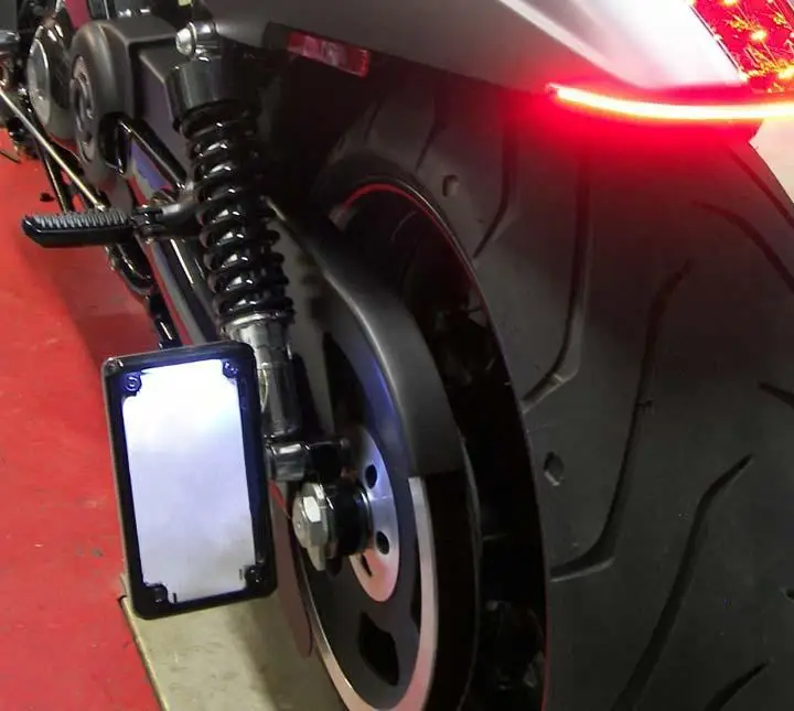 Металлический держатель номерного знака рама 4 дюйма x 7 дюймов черный