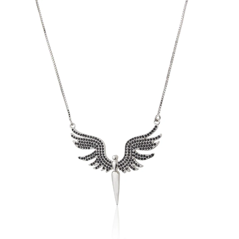 SUNSLL Новый трендовый Золотой/Серебряный цвет медное ожерелье черный/белый