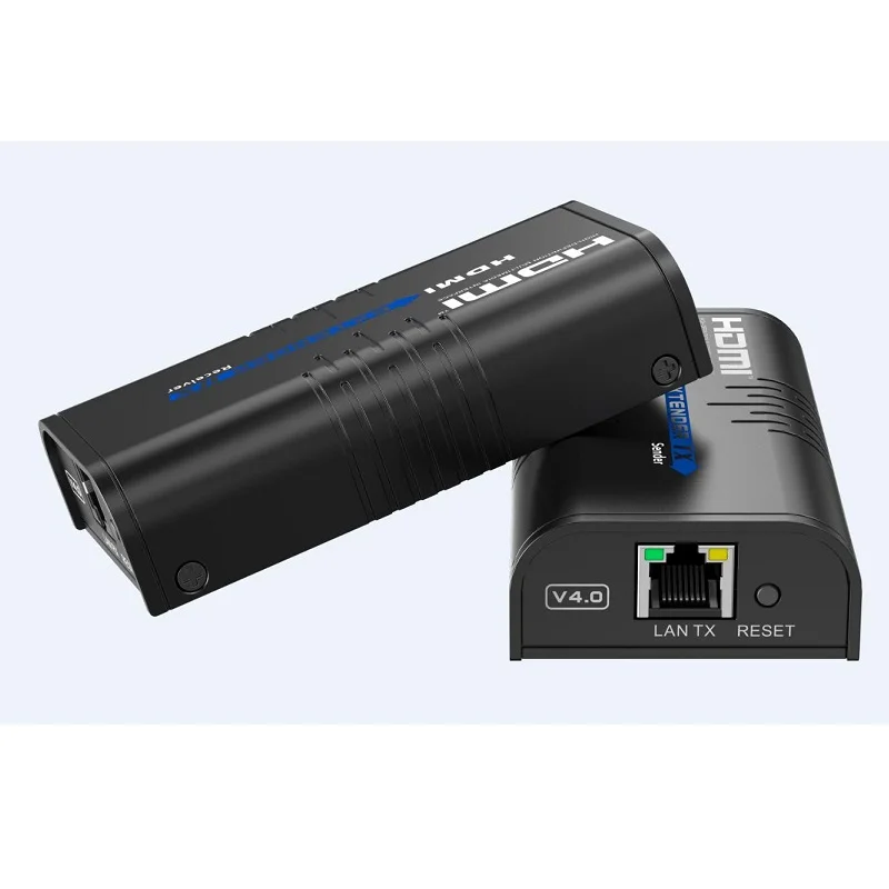 Up to 120m HDMI-compatible Extender Video Audio Transmitter Receiver Over Cat5e/Cat6 1080P Ethernet Network LKV373A V4.0 | Электроника