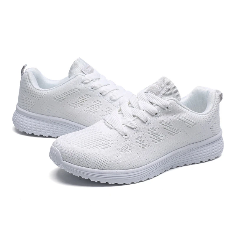 Tenis feminino; Модная белая спортивная обувь на шнуровке для женщин; кроссовки; светильник с круглым носком и перекрестными ремешками; женская обувь для тенниса на плоской подошве; уличная спортивная обувь