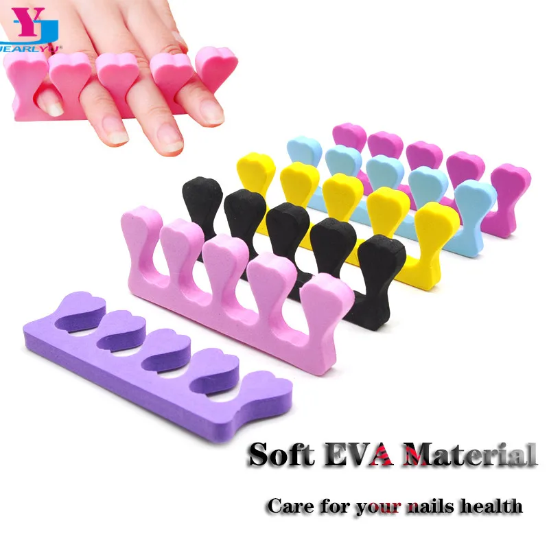 4/20/80 шт Профессиональный разделитель для пальцев ног инструменты ногтей мягкая