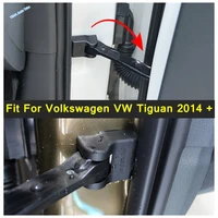 lapetus car door lock stop rust waterproof protector cover trim plastic for volkswagen vw tiguan 2014 2022 interior refit