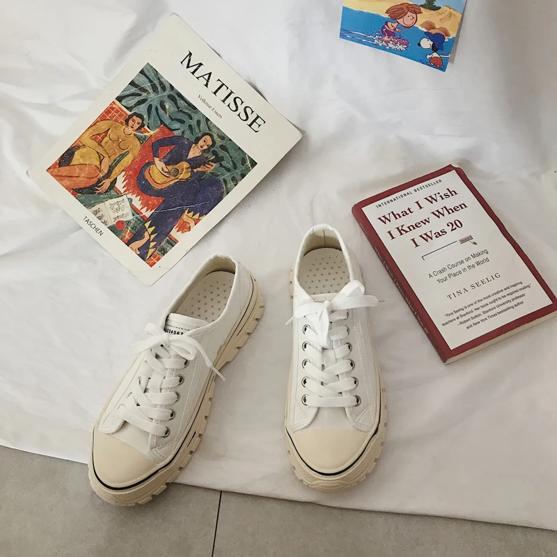 Классическая модная женская обувь коллекция 2019 года белые парусиновые туфли на