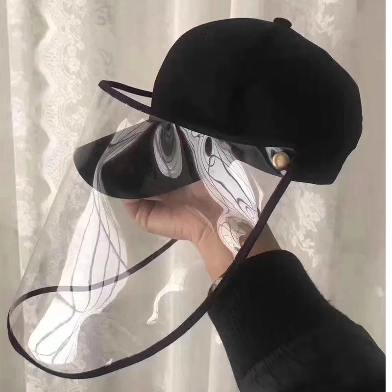 Уличная Защитная капелька бейсбольная шляпа маска для защиты от пандемии