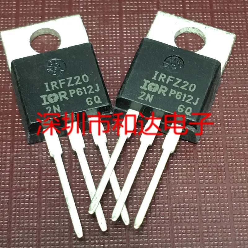 

5pcs IRFZ20 TO-220 50V 15A