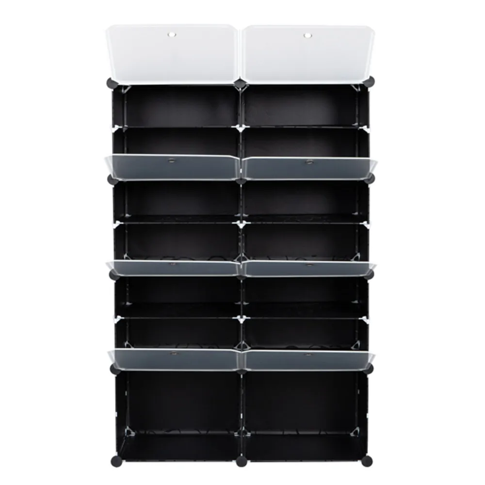 

Transparent shoe box storage shoe boxes thickened dustproof shoes organizer box superimposed combination shoe cabinet