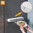 Коробка XIAOMI для резки пищевой пленки, Настенная присоска, Регулируемая Резак для пластиковой пленки, домашняя кухня, хранение пищевых продуктов
