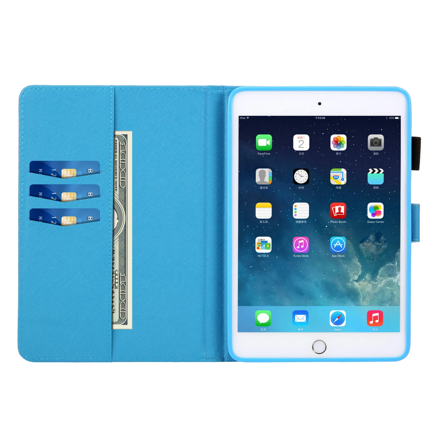 Cute Butterfly Panda Tiger for IPad Air 2 Case Leather Magnetic Cover Wallet Tablet Stand Card Pen Holder A1566 A1567 Flower | Компьютеры