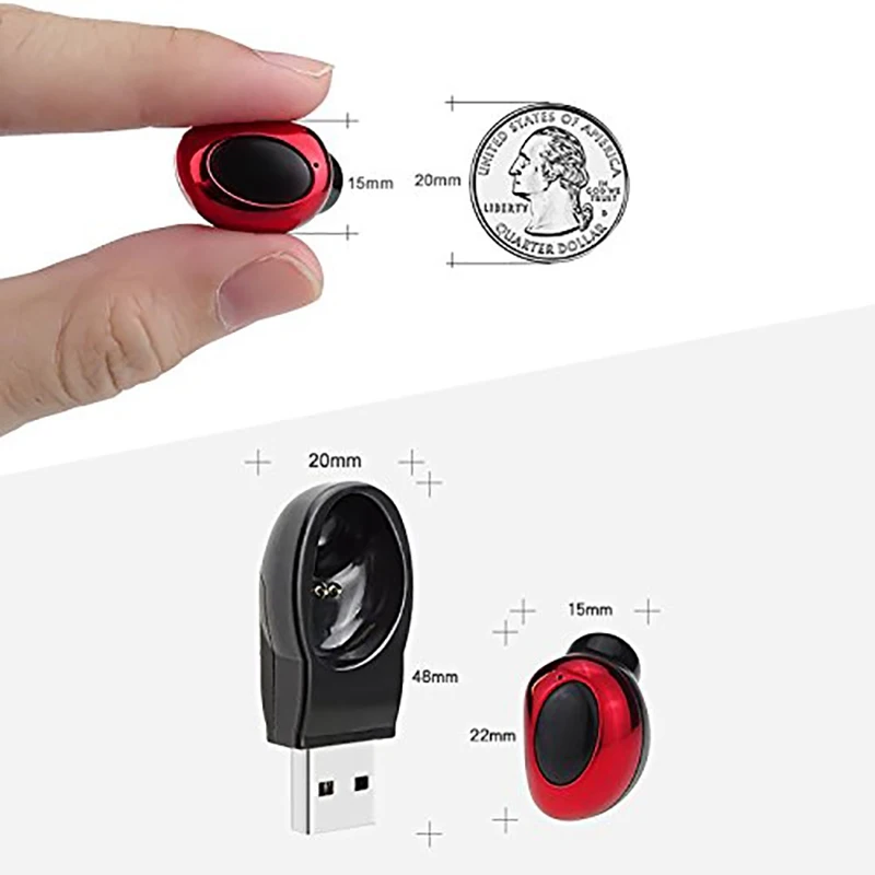 Мини беспроводные Bluetooth наушники в ухо наушник невидимая гарнитура Handsfree Магнит