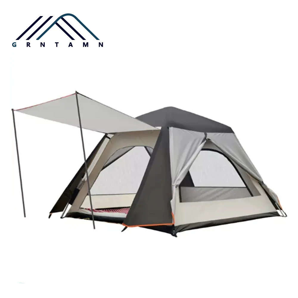 GRMTAMN Открытый Кемпинг Автоматическая скорость открытие семьи 3 4 человек палатка
