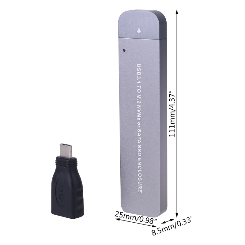 тип c usb 31 к m2 nvme sata ssd корпус адаптер дл