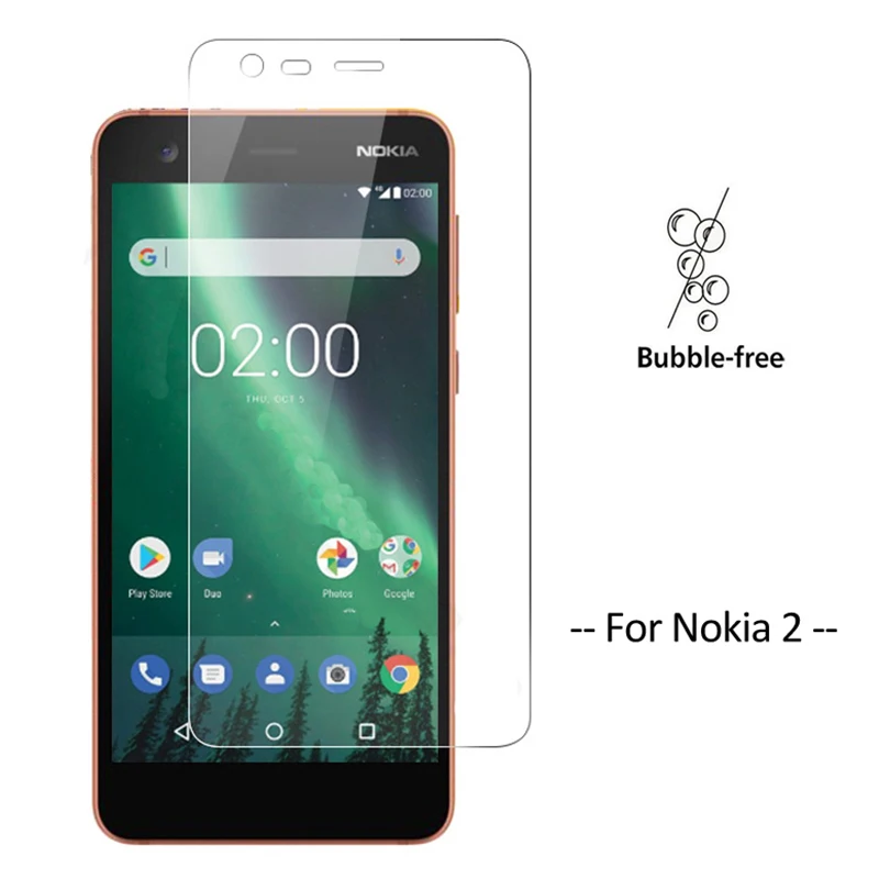 Защитное стекло для Nokia 2 закаленное 1 3 4 5 6 2017 2018 7 8 Защитная пленка телефона X XL X2 |