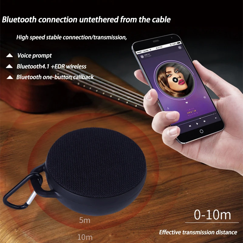 Для samsung A50 Ткань искусство Bluetooth беспроводной переносной динамик супер бас