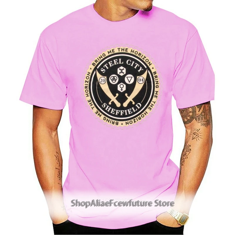 

Bring Me The Horizon Circle Logo Black T Shirt New Official Adult NWT Tee Shirt Vintage Graphic