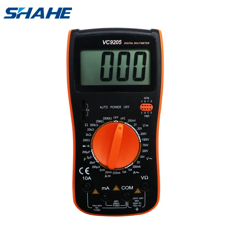 Цифровой мультиметр SHAHE с ЖК дисплеем Вольтметр постоянного и переменного тока