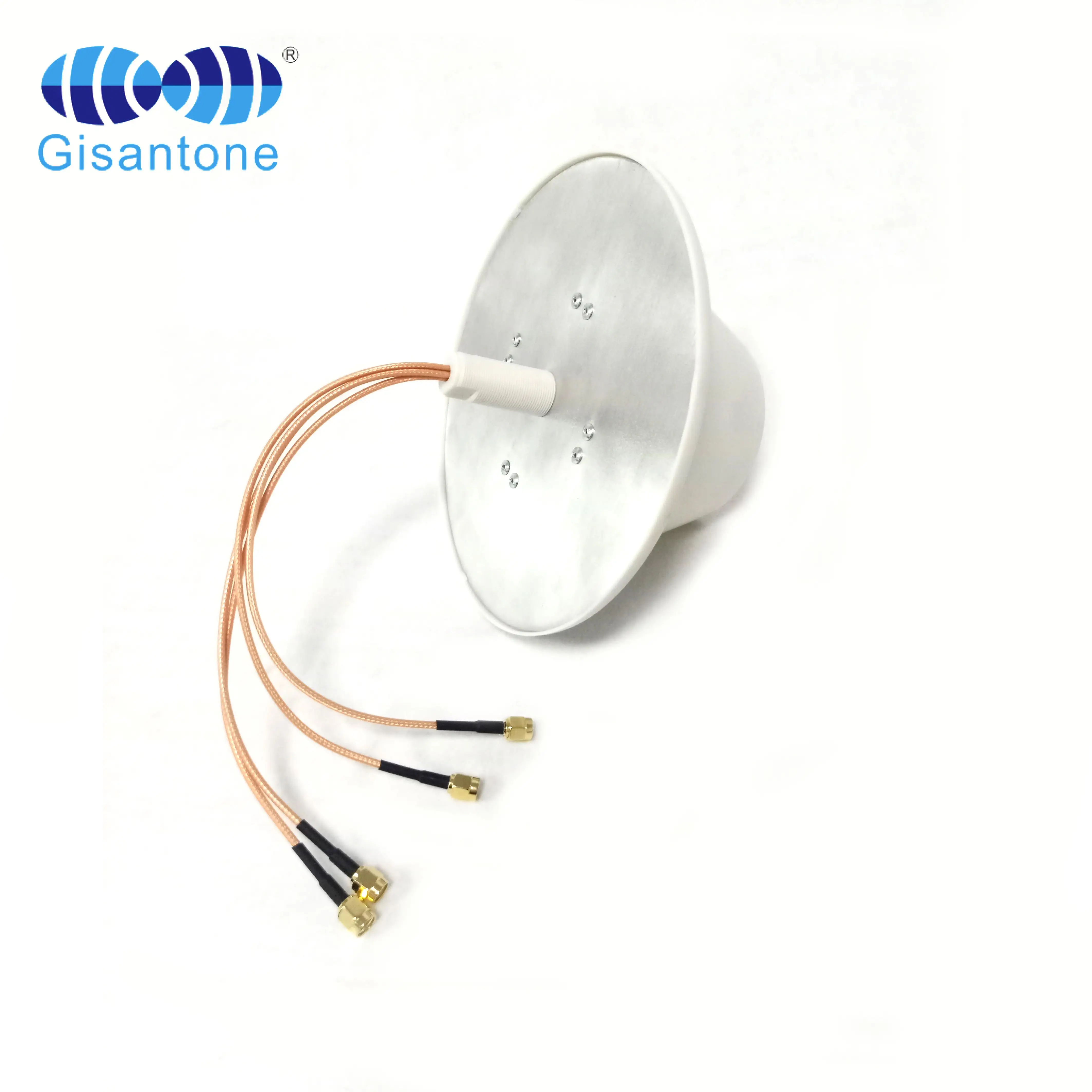 

Factory 2.4/5.8G frequency 5DBi MIMO ceiling antenna with SMA connector