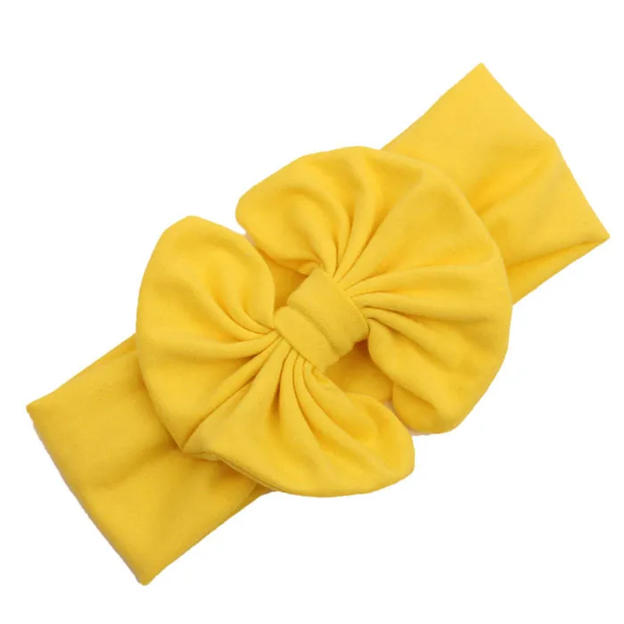 Супер-мягкая нейлоновая тюрбан для обертывания головы повязка на голову с бантом