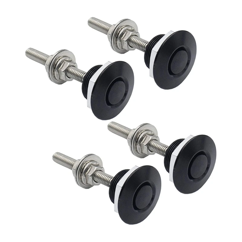 

4 шт. универсальные алюминиевые шпильки для капота автомобиля-быстросъемный замок защелка бампер, зажим для фиксации номерного знака, нажим...